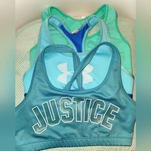 High End Girls M Sports Bra Bundle
